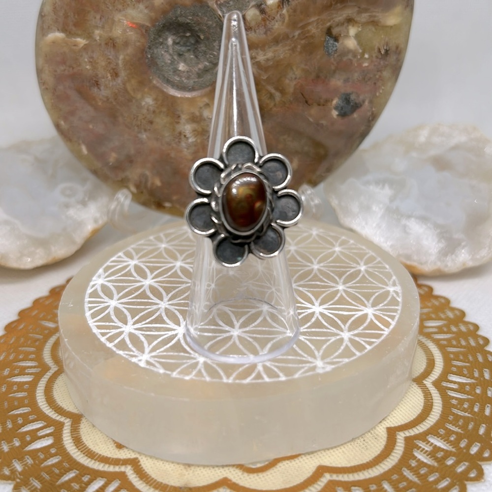 Artisan Fire Agate ring